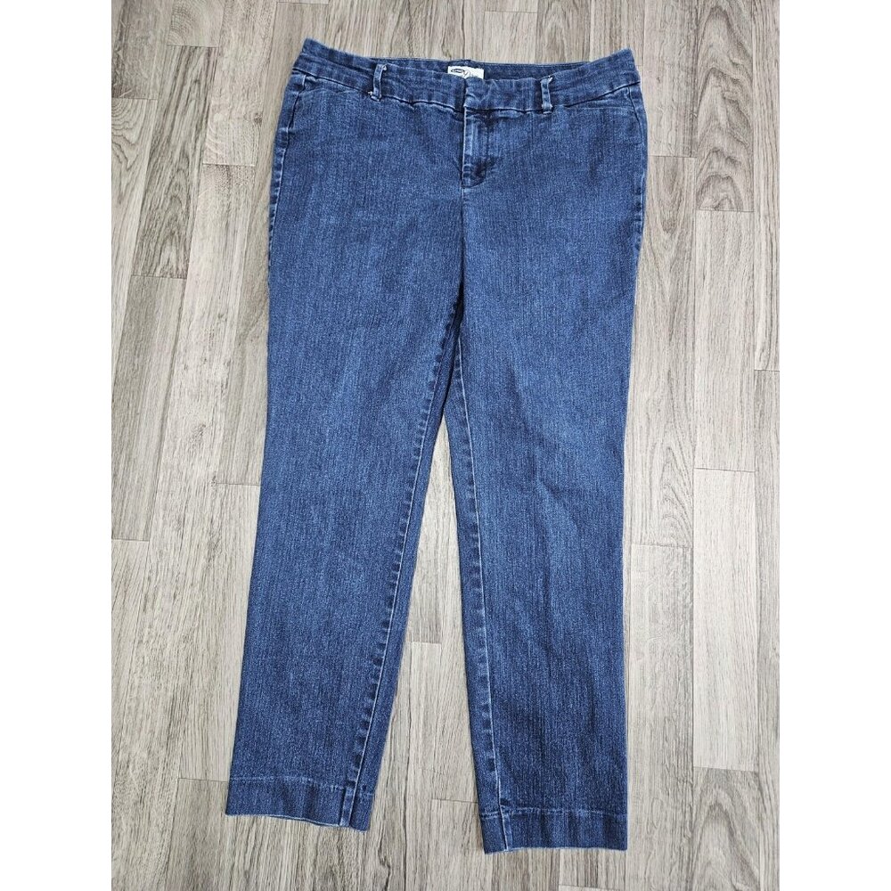 (3/$35) Old Navy The Diva Jeans Womens 8 Denim Stretch Regular‎ Standard Pants
